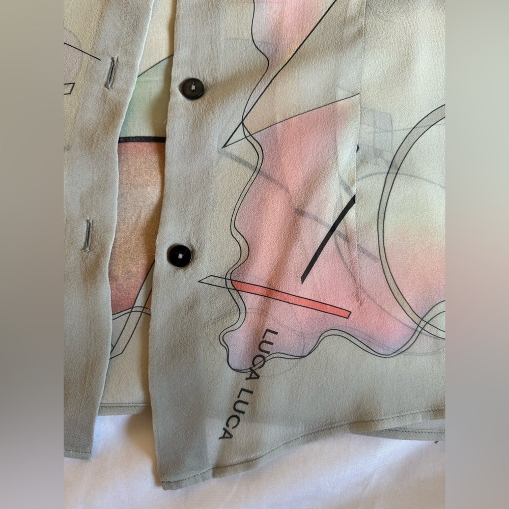 Vintage LUCA LUCA by Luca Orlandi Silk Blouse